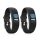 Zestaw 2 pasków do Garmin Vivofit 4, kwmobile, silikon, czarny, 44228.47