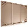 Tabla magnetica Navaris, design beton, 90x60 cm, whiteboard si magneti, multicolor, MDF/metal