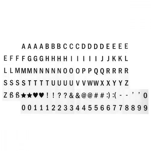 Łańcuch świetlny LED Navaris z 20 pudełkami, 2,2 m, 252 litery, cyfry i symbole, 50164.01