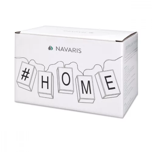 Łańcuch świetlny LED Navaris z 20 pudełkami, 2,2 m, 252 litery, cyfry i symbole, 50164.01