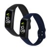 Zestaw 2 pasków do Samsung Galaxy Fit (SM-R370), kwmobile, silikon, niebieski / czarny, 50233.01
