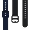 Zestaw 2 pasków do Samsung Galaxy Fit (SM-R370), kwmobile, silikon, niebieski / czarny, 50233.01