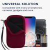 Uniwersalne etui na telefon M - 5,5 cala, Neopren, Czerwone, 46188.2.09