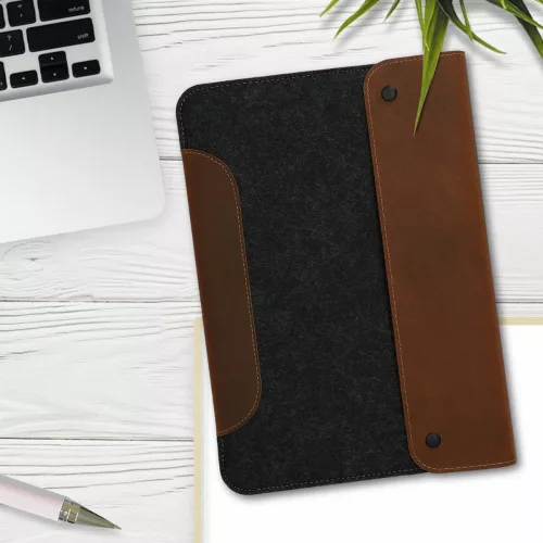 Etui do Apple iPad Mini 5, tekstylne, szare, 50430.01