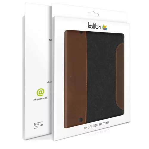 Etui do Apple iPad Mini 5, tekstylne, szare, 50430.01