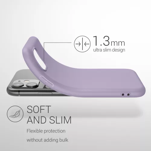 Etui do Apple iPhone 11, Silikon, Fioletowy, 49787.108