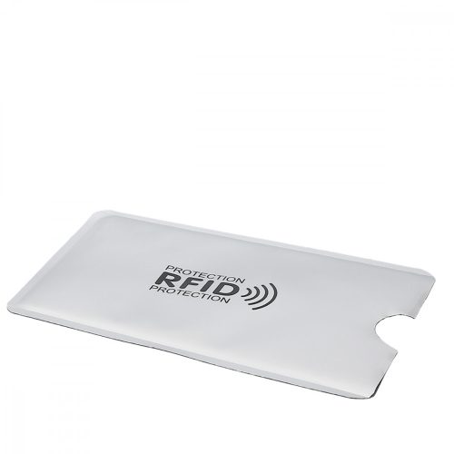 Zestaw 5 etui na karty bankowe, Kwmobile, srebrne, plastikowe, 50544.35