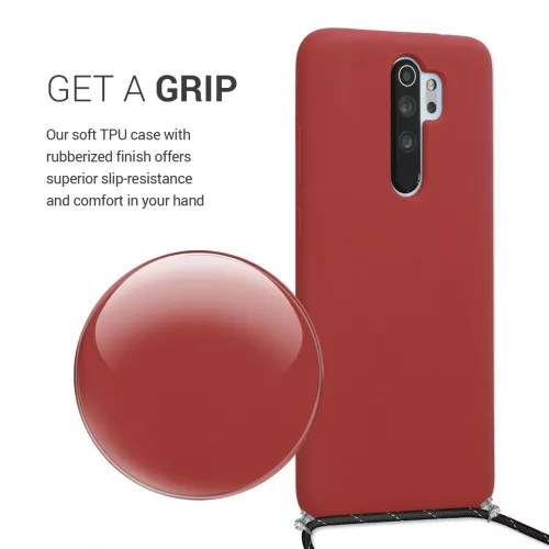 Etui do Xiaomi Redmi Note 8 Pro, Silikon, Czerwone, 50613.20