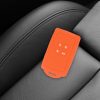 Etui na kluczyk samochodowy do Renault / Dacia - 4 przyciski - Keyless Go, Silikon, Pomarańczowy, 48035.29