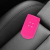 Osłona kluczyka do samochodu Renault / Dacia - 4 przyciski - Keyless Go, kwmobile, silikon, różowa, 48035.08