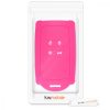 Osłona kluczyka do samochodu Renault / Dacia - 4 przyciski - Keyless Go, kwmobile, silikon, różowa, 48035.08