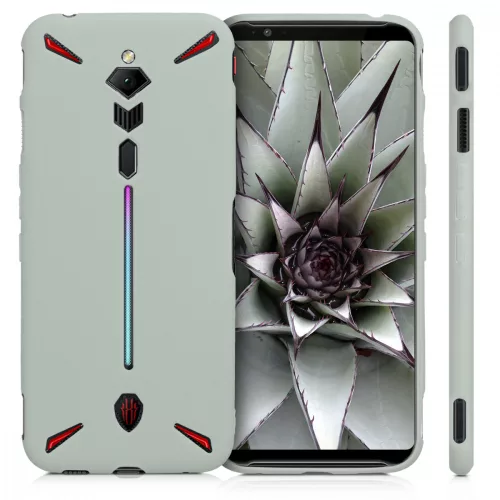 Etui do ZTE Nubia Red Magic 3, silikonowe, szare, 50735.22