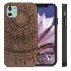 Etui do iPhone'a 11, Drewniane, Brązowe, 49799.04