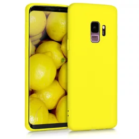 Etui do Samsunga Galaxy S9, Silikon, Żółty, 44089.165