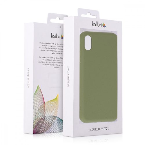 Etui do Apple iPhone XR, włókna roślinne, zielony, 49105.107