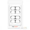Zestaw 2 osłon przeciwkurzowych do słuchawek Apple AirPods Pro, Kwmobile, czarny, plastikowy, 50975.01