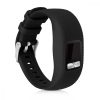Zestaw 2 pasków do Garmin Vivofit 4, kwmobile, silikon, czarny, 50976.04