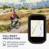Etui ochronne do GPS Bryton Rider 420/Rider 320, Kwmobile, Czarny, Silikon, 50974.01