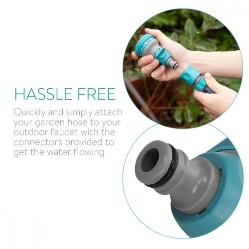 Zestaw 4 złączy do węża Navaris, dysza, zestaw kranu, złącze węża, 51021.01