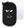 Pokrowiec na mysz Apple Magic Mouse 2/Magic Mouse 1, Kwmobile, czarno-biały, neopren, 51118.01