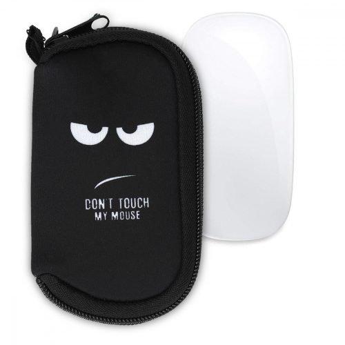 Pokrowiec na mysz Apple Magic Mouse 2/Magic Mouse 1, Kwmobile, czarno-biały, neopren, 51118.01
