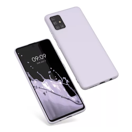 Etui do Samsunga Galaxy A51, Silikon, Fioletowy, 51196.108