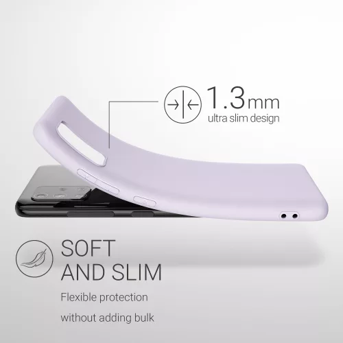 Etui do Samsunga Galaxy A51, Silikon, Fioletowy, 51196.108
