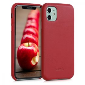  Etui na Apple iPhone 11, skóra naturalna, czerwony, 49737.09