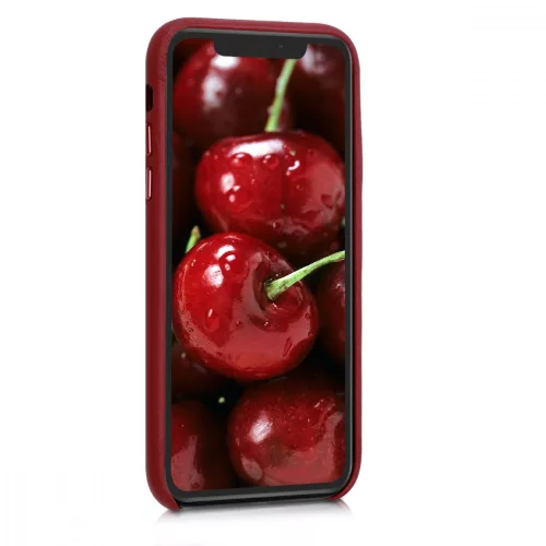 Etui do Apple iPhone XR, Skóra naturalna, Czerwony, 45955.09