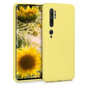   Etui do Xiaomi Mi Note 10 / Mi Note 10 Pro, Silikon, Żółty, 50948.49