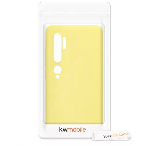Etui do Xiaomi Mi Note 10 / Mi Note 10 Pro, Silikon, Żółty, 50948.49