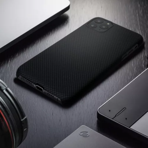 Etui do Apple iPhone 11 Pro Max, Aramid, Czarny, 49735.01