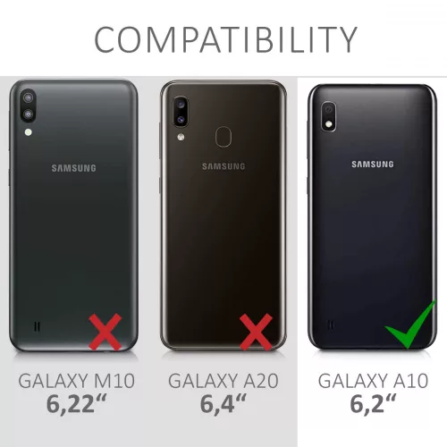 Etui do Samsunga Galaxy A10, Silikon, Czarny, 50035.02