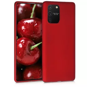   Etui do Samsunga Galaxy S10 Lite, Silikon, Czerwone, 51411.36