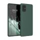 Etui do Samsunga Galaxy A71, Silikon, Zielone, 51208.171