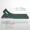 Etui do Samsunga Galaxy A71, Silikon, Zielone, 51208.171