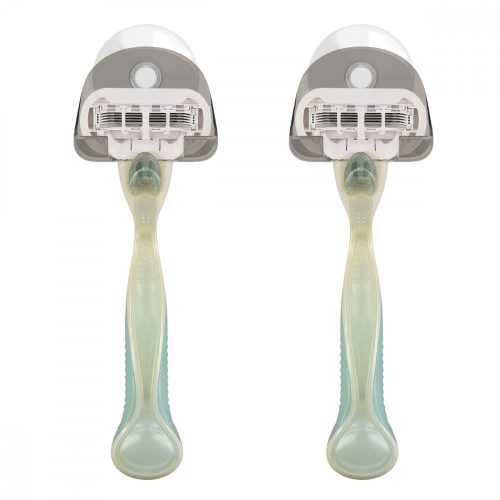 Zestaw 2 przyssawek do golarek, Kwmobile, czarny, plastikowy, 48032.04