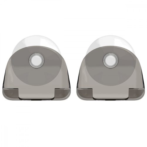 Zestaw 2 przyssawek do golarek, Kwmobile, czarny, plastikowy, 48032.04