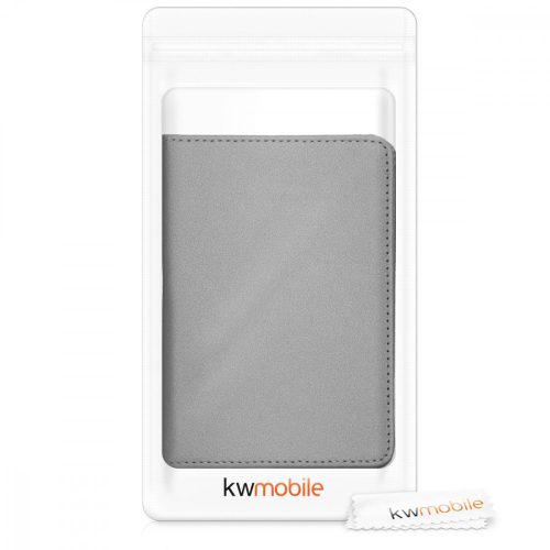 Okładka na dokumenty samochodowe, Kwmobile, Szara, Skóra ekologiczna, 50103.73