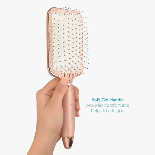 Zestaw pędzli okrągłych, pędzel szkieletowy, pędzel do palety, różowy, 51639.02