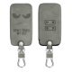 Osłona kluczyka do samochodu Renault / Dacia - 4 przyciski - Keyless Go, skóra nubukowa, szara, 48565.10