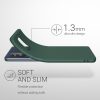 Etui do Samsunga Galaxy A71, Silikon, Zielone, 51208.169