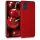 Etui do Samsunga Galaxy A71, Silikon, Czerwone, 51213.36