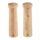 Set rasnite sare si piper Navaris, mecanism ceramic, 20.5x5.5 cm, maro, lemn
