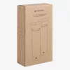Set rasnite sare si piper Navaris, mecanism ceramic, 20.5x5.5 cm, maro, lemn