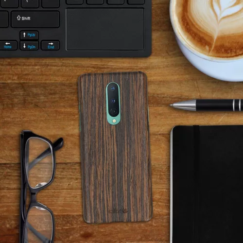 Etui do OnePlus 8, drewno, brązowy, 51868.01