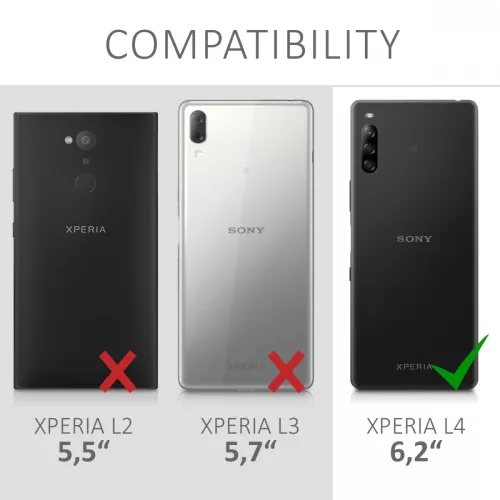 Etui do Sony Xperia L4, Silikon, Przezroczysty, 51882.03