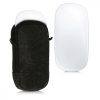 Pokrowiec na mysz Apple Magic Mouse 2/Magic Mouse 1, Kwmobile, szary, tekstylny, 52012.01
