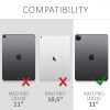 Zestaw 2 matowych folii ochronnych do tabletu Apple iPad Air 5 (2022), Kwmobile, Przezroczysty, Plastik, 51998.2