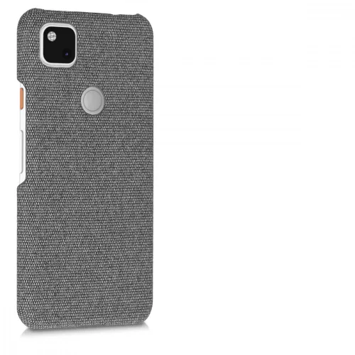 Etui do Google Pixel 4a, tekstylne, szare, 52048.22